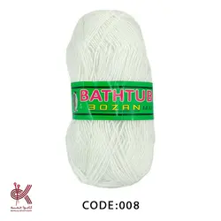 کاموا لیف بهاره سفید 008