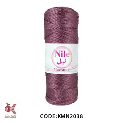 مکرومه دو سوزنه بنفش پیازی KM2038