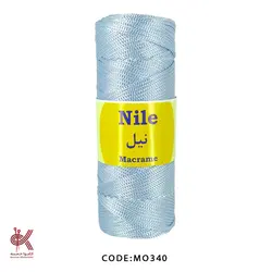 مکرومه سه سوزنه آبی آسمانی استوانه MO340