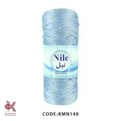 مکرومه یک سوزنه آبی آسمانی KMN140