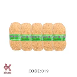 کاموا لیف بهاره بسته 5 تایی گلبهی 019