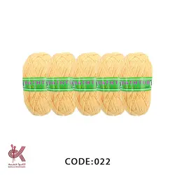 کاموا لیف بهاره بسته 5 تایی گلبهی روشن 022