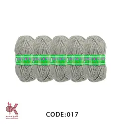 کاموا لیف بهاره بسته 5 تایی نقره ای 017