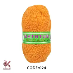 کاموا لیف بهاره پرتقالی 024