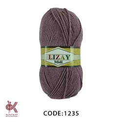 لیزای میدی پشمی بنفش 1235