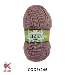 لیزای میدی پشمی کالباسی 246