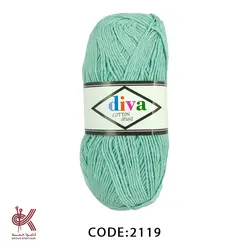 دیوا کتان جینز – سبزآبی 2119