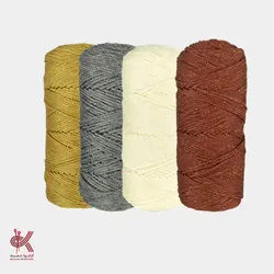 مکرومه دو سوزنه لمه دار