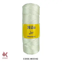 مکرومه سه سوزنه استوانه - شیری - MO342