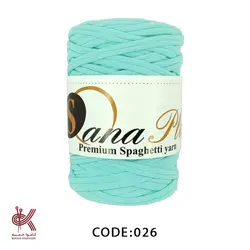 تریکو ثنا پلاس کرم آبی روشن 026