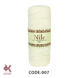 مکرومه کتان دو سوزنه - شیری 007