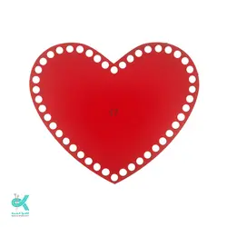 کفی قلب قرمز - 17 سانتی