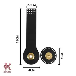 مگنت کیف چرمی بند دار - مشکی