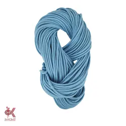 قیطان مغزدار آبی 6 میل کتان MCM94