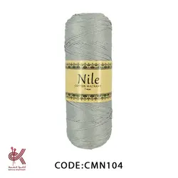 مکرومه کتان یک سوزنه - طوسی 104