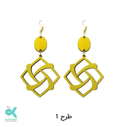 گوشواره مکرومه بافی