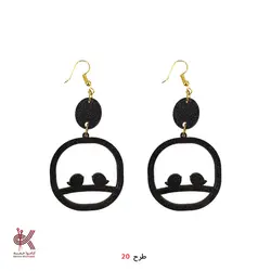 گوشواره مکرومه بافی