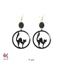 گوشواره مکرومه بافی