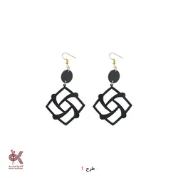 گوشواره مکرومه بافی