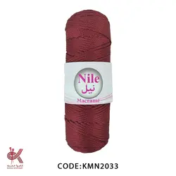 مکرومه دو سوزنه زرشکی KM2033