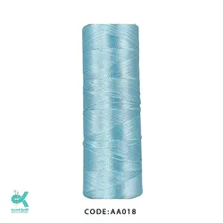 نخ قلاب بافی (ابریشم) سایز 6 - آبی آسمانی - AA018