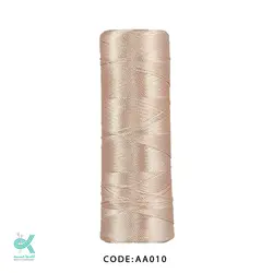 نخ قلاب بافی (ابریشم) سایز 6 - گلبهی روشن - AA010