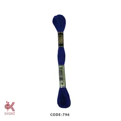 نخ گلدوزی (دمسه) و بوبین - سرمه ای روشن - 796