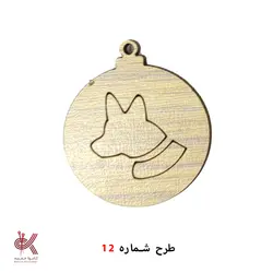 پیکسل استیکر چوبی طرح 12