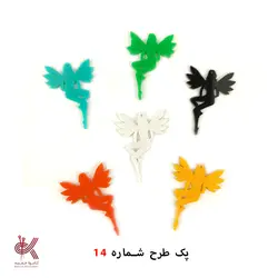 پیکسل استیکر پلکسی پک رنگی طرح 14