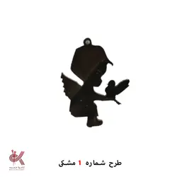 پیکسل استیکر پلکسی مشکی طرح 1