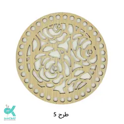 کفی گرد طرح دار 12 سانتی طرح 5