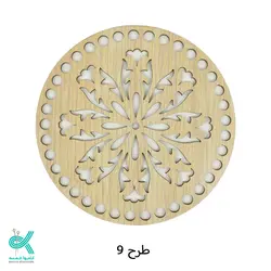 کفی گرد طرح دار 12 سانتی طرح 9