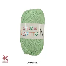 دیوا کتان نچرال - سبز مغز پسته ای - 487