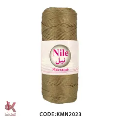 مکرومه دو سوزنه - زیتونی نسکافه ای - KMN2023