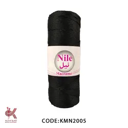 مکرومه دو سوزنه - مشکی - KMN2005