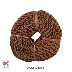 مکرومه طرح کنف - 6 میل - کنفی قرمز - MTK62