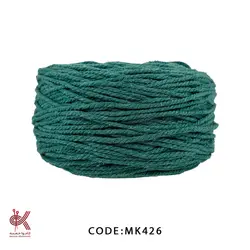 مکرومه کتان - 4 میل تابیده کله غازی - MK426