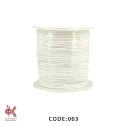 نخ دستبند بافی سفید 003