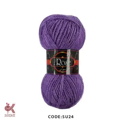 کاموا سوزنی بنفش SU24