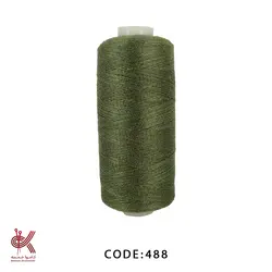 نخ قرقره ، نخ خیاطی - سبز ارتشی روشن - 488