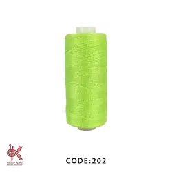 نخ قرقره ، نخ خیاطی - سبز فسفری - 202
