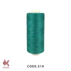 نخ قرقره ، نخ خیاطی - سبزآبی تیره - 519