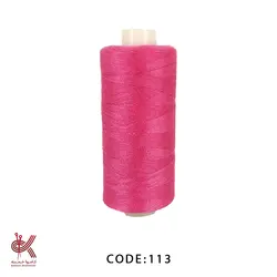 نخ قرقره ، نخ خیاطی - صورتی - 113