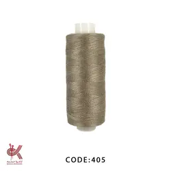 نخ قرقره ، نخ خیاطی - کرم خاکی - 405
