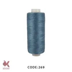 نخ قرقره ، نخ خیاطی - نقرابی تیره - 269