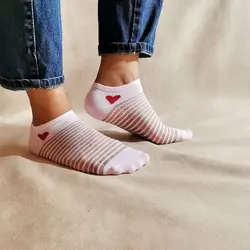 جوراب شیشه ایی راه راه