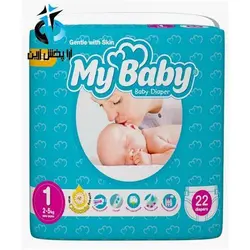 پوشک سایز 1 اکو مای بیبی (دستمال مرطوب)40 ع