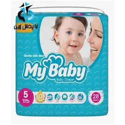 پوشک سایز 5 اکو مای بیبی 28ع MB85 اقتصادی