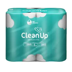 حوله کاغذی رولی کلین آپ  ابر-3لا-4رول