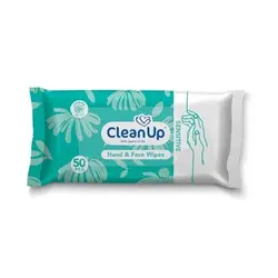 دستمال مرطوب کلین آپ پوست حساس50ع(12*4)